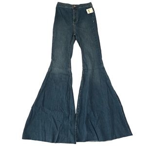 NWT Free People Just Float On Flare Denim Jean | Jericho Blue | 26